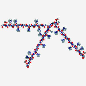 Ac-Ala-Glu-Ala-Arg-Ala-Arg-Arg-Ala-Ala-Ala-Arg-Ala-Ala-Arg-Arg-Ala-Lys-Lys(1)-Pro-DL-Dap(2)-Glu-NH2.Ac-Ala-Glu-Ala-Arg-Ala-Arg-Arg-Ala-Ala-Ala-Arg-Ala-Ala-Arg-Arg-Ala-(2).Ac-Ala-Glu-Ala-Arg-Ala-Arg-Arg-Ala-Ala-Ala-Arg-Ala-Ala-Arg-Arg-Ala-(1)