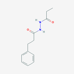 molecular formula C12H16N2O2 B6124797 3-phenyl-N'-propionylpropanohydrazide 
