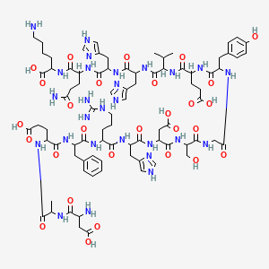 molecular formula C₈₄H₁₁₉N₂₇O₂₈ B612487 Amyloid beta-Protein (1-16) CAS No. 131580-10-4