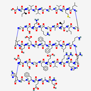 molecular formula C199H307N53O59S B612491 β-淀粉样蛋白 (1-42)，大鼠 CAS No. 166090-74-0