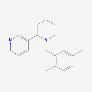 molecular formula C19H24N2 B6124950 3-[1-(2,5-dimethylbenzyl)-2-piperidinyl]pyridine 