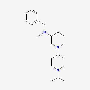 molecular formula C21H35N3 B6125213 N-benzyl-1'-isopropyl-N-methyl-1,4'-bipiperidin-3-amine 