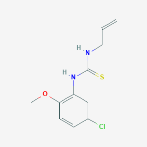 molecular formula C11H13ClN2OS B6125404 N-allyl-N'-(5-chloro-2-methoxyphenyl)thiourea 