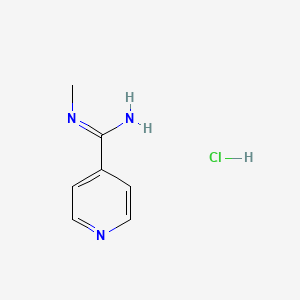 molecular formula C7H10ClN3 B6125490 N-methyl-4-pyridinecarboximidamide hydrochloride 