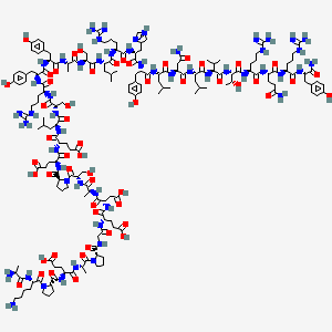 molecular formula C₁₇₆H₂₇₂N₅₂O₅₄ B612560 Peptide YY (3-36) CAS No. 126339-09-1