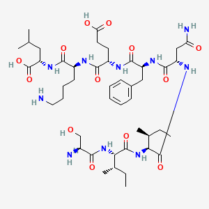 molecular formula C₄₅H₇₄N₁₀O₁₃ B612579 Ova peptide (257-264) CAS No. 138831-86-4