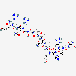molecular formula C₈₅H₁₃₉N₂₉O₂₁ B612593 神经肽 Y (22-36) CAS No. 119019-65-7