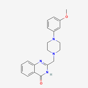 molecular formula C20H22N4O2 B6125933 2-{[4-(3-methoxyphenyl)-1-piperazinyl]methyl}-4-quinazolinol 