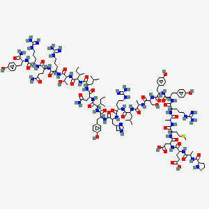 molecular formula C₁₃₄H₂₀₇N₄₁O₃₆S B612595 Neuropeptide Y (13-36), human CAS No. 122341-40-6