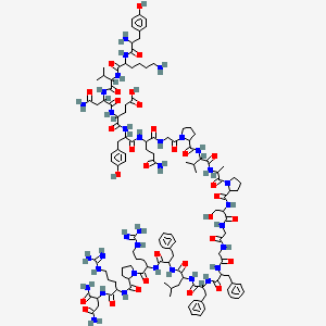 molecular formula C₁₂₄H₁₈₀N₃₄O₃₁ B612600 Neuromedin U (rat) CAS No. 117505-80-3