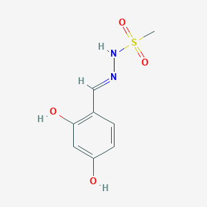 molecular formula C8H10N2O4S B6126124 N'-(2,4-dihydroxybenzylidene)methanesulfonohydrazide 