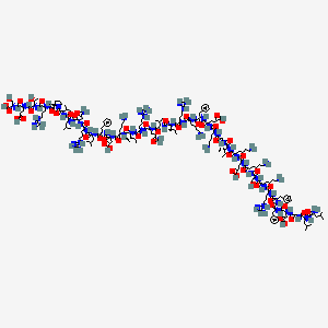 molecular formula C₂₀₅H₃₄₀N₆₀O₅₃ B612621 カテリシジン CAS No. 154947-66-7