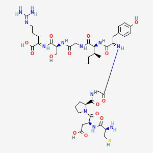 molecular formula C₄₀H₆₂N₁₂O₁₄S B612625 Cys-Asp-Pro-Gly-Tyr-Ile-Gly-Ser-Arg CAS No. 110590-60-8