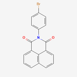 molecular formula C18H10BrNO2 B6126290 2-(4-bromophenyl)-1H-benzo[de]isoquinoline-1,3(2H)-dione 