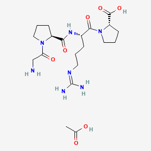 molecular formula C₂₀H₃₅N₇O₇ B612663 GPRP乙酸盐 CAS No. 157009-81-9