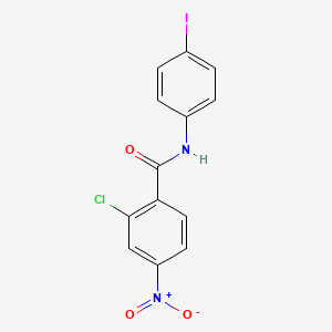 molecular formula C13H8ClIN2O3 B6126633 2-chloro-N-(4-iodophenyl)-4-nitrobenzamide 