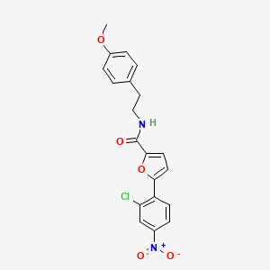 5-(2-chloro-4-nitrophenyl)-N-[2-(4-methoxyphenyl)ethyl]-2-furamide