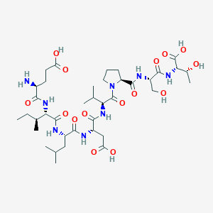 molecular formula C₃₈H₆₄N₈O₁₅ B612680 Fibronectin CS1 Peptide CAS No. 136466-51-8