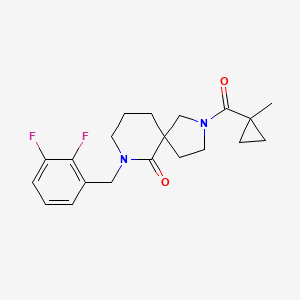 7-(2,3-difluorobenzyl)-2-[(1-methylcyclopropyl)carbonyl]-2,7-diazaspiro[4.5]decan-6-one