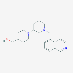 molecular formula C21H29N3O B6126833 [1'-(5-isoquinolinylmethyl)-1,3'-bipiperidin-4-yl]methanol 
