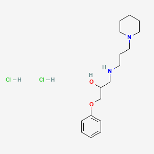 1-phenoxy-3-{[3-(1-piperidinyl)propyl]amino}-2-propanol dihydrochloride