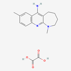 molecular formula C17H21N3O4 B6126985 1,8-dimethyl-2,3,4,5-tetrahydro-1H-azepino[2,3-b]quinolin-6-amine oxalate 