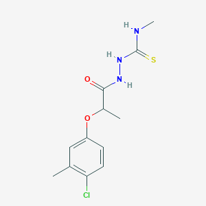 2-[2-(4-chloro-3-methylphenoxy)propanoyl]-N-methylhydrazinecarbothioamide