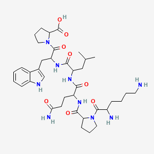 molecular formula C₃₈H₅₇N₉O₈ B612699 C-Reactive Protein (CRP) (201-206) CAS No. 130348-99-1