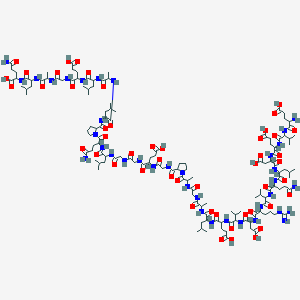 molecular formula C₁₃₇H₂₂₅N₃₇O₄₉ B612701 C-Peptide (dog) CAS No. 39016-05-2