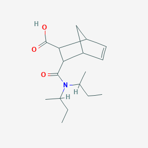 3-[(di-sec-butylamino)carbonyl]bicyclo[2.2.1]hept-5-ene-2-carboxylic acid