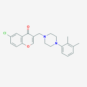 6-chloro-3-{[4-(2,3-dimethylphenyl)-1-piperazinyl]methyl}-4H-chromen-4-one