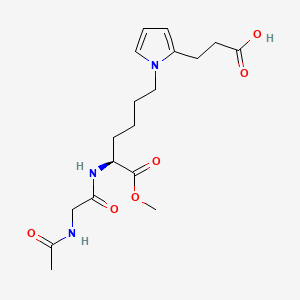 molecular formula C₁₈H₂₇N₃O₆ B612708 CEP dipeptide 1 CAS No. 816432-15-2