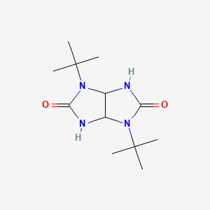 molecular formula C12H22N4O2 B6127118 1,4-di-tert-butyltetrahydroimidazo[4,5-d]imidazole-2,5(1H,3H)-dione 