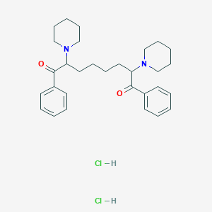 molecular formula C30H42Cl2N2O2 B6127162 1,8-diphenyl-2,7-di-1-piperidinyl-1,8-octanedione dihydrochloride 