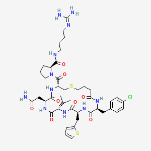 molecular formula C₄₂H₆₀ClN₁₁O₈S₂ B612726 Unii-xxp2bha72W CAS No. 1647119-61-6