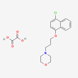 4-{3-[(4-chloro-1-naphthyl)oxy]propyl}morpholine oxalate