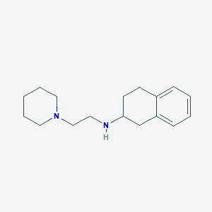 N-[2-(1-piperidinyl)ethyl]-1,2,3,4-tetrahydro-2-naphthalenamine