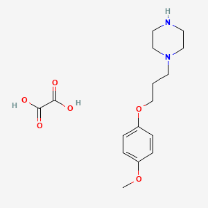 1-[3-(4-methoxyphenoxy)propyl]piperazine oxalate