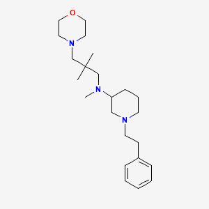 N-[2,2-dimethyl-3-(4-morpholinyl)propyl]-N-methyl-1-(2-phenylethyl)-3-piperidinamine