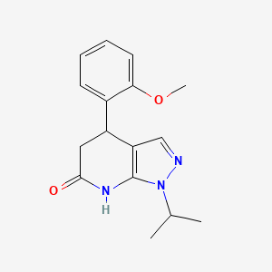 1-isopropyl-4-(2-methoxyphenyl)-1,4,5,7-tetrahydro-6H-pyrazolo[3,4-b]pyridin-6-one