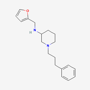 N-(2-furylmethyl)-1-(3-phenylpropyl)-3-piperidinamine