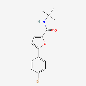 5-(4-bromophenyl)-N-(tert-butyl)-2-furamide