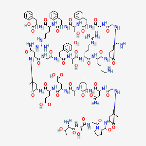 molecular formula C₁₂₇H₁₉₅N₃₇O₃₇ B612779 26Rfa, Hypothalamic Peptide, human CAS No. 600171-68-4