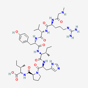 molecular formula C₄₆H₇₃N₁₃O₁₀ B612782 (Sar1,Ile8)-Angiotensin II CAS No. 37827-06-8