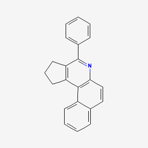 molecular formula C22H17N B6127897 4-phenyl-2,3-dihydro-1H-benzo[f]cyclopenta[c]quinoline 