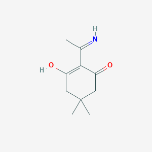 molecular formula C10H15NO2 B6127902 2-(1-aminoethylidene)-5,5-dimethyl-1,3-cyclohexanedione CAS No. 1010-56-6