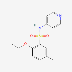 2-ethoxy-5-methyl-N-4-pyridinylbenzenesulfonamide