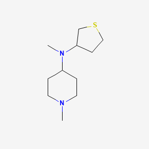 molecular formula C11H22N2S B6128339 N,1-dimethyl-N-(tetrahydro-3-thienyl)-4-piperidinamine 