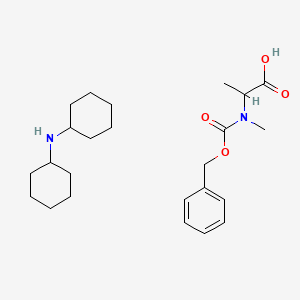molecular formula C12H15NO4 · C12H23N B612851 Z-N-ME-DL-Ala-OH dcha CAS No. 91738-83-9