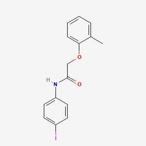 N-(4-iodophenyl)-2-(2-methylphenoxy)acetamide